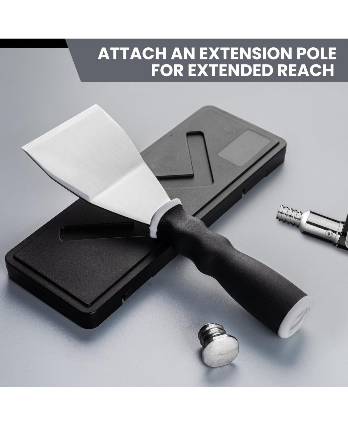 Xdovet Bent Heavy Duty Scraper Pole Socket Hammer End Putty Tool