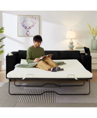 81inch Pull-Out Sleeper Sofa for Living Room and Small Spaces