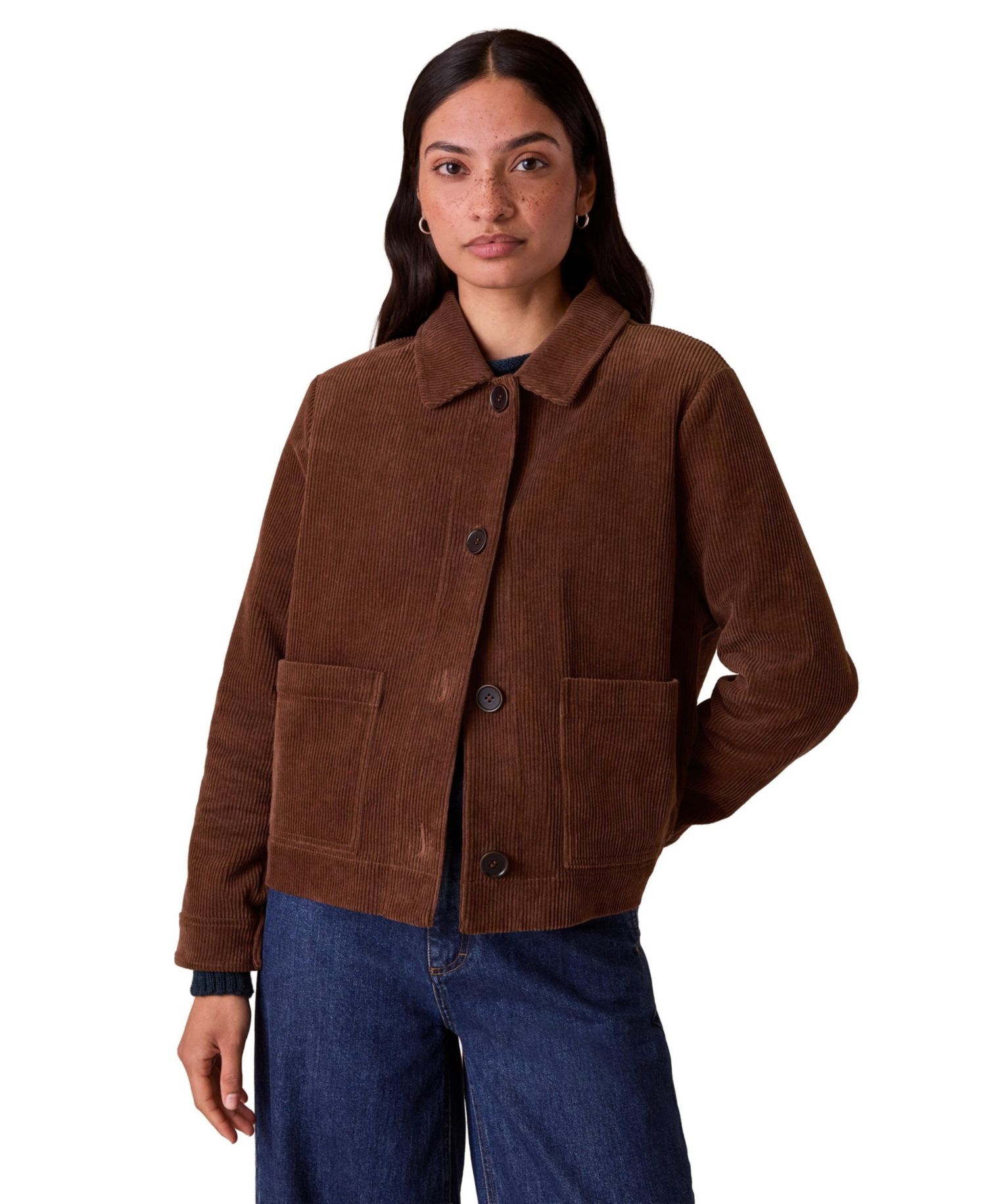 Womens Cord Utility Jacket