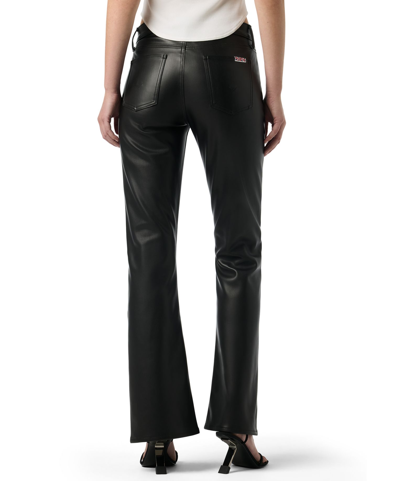 Women's Blair High-Waist Faux-Leather Bootcut Pants