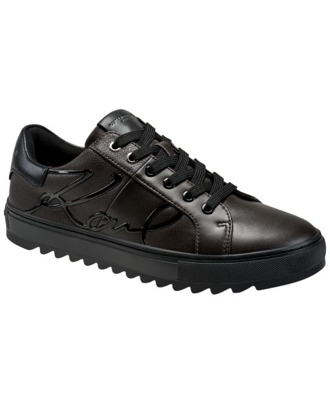 Мужские кроссовки KARL LAGERFELD PARIS Matheo Round-Toe, цвет: Средний коричневый