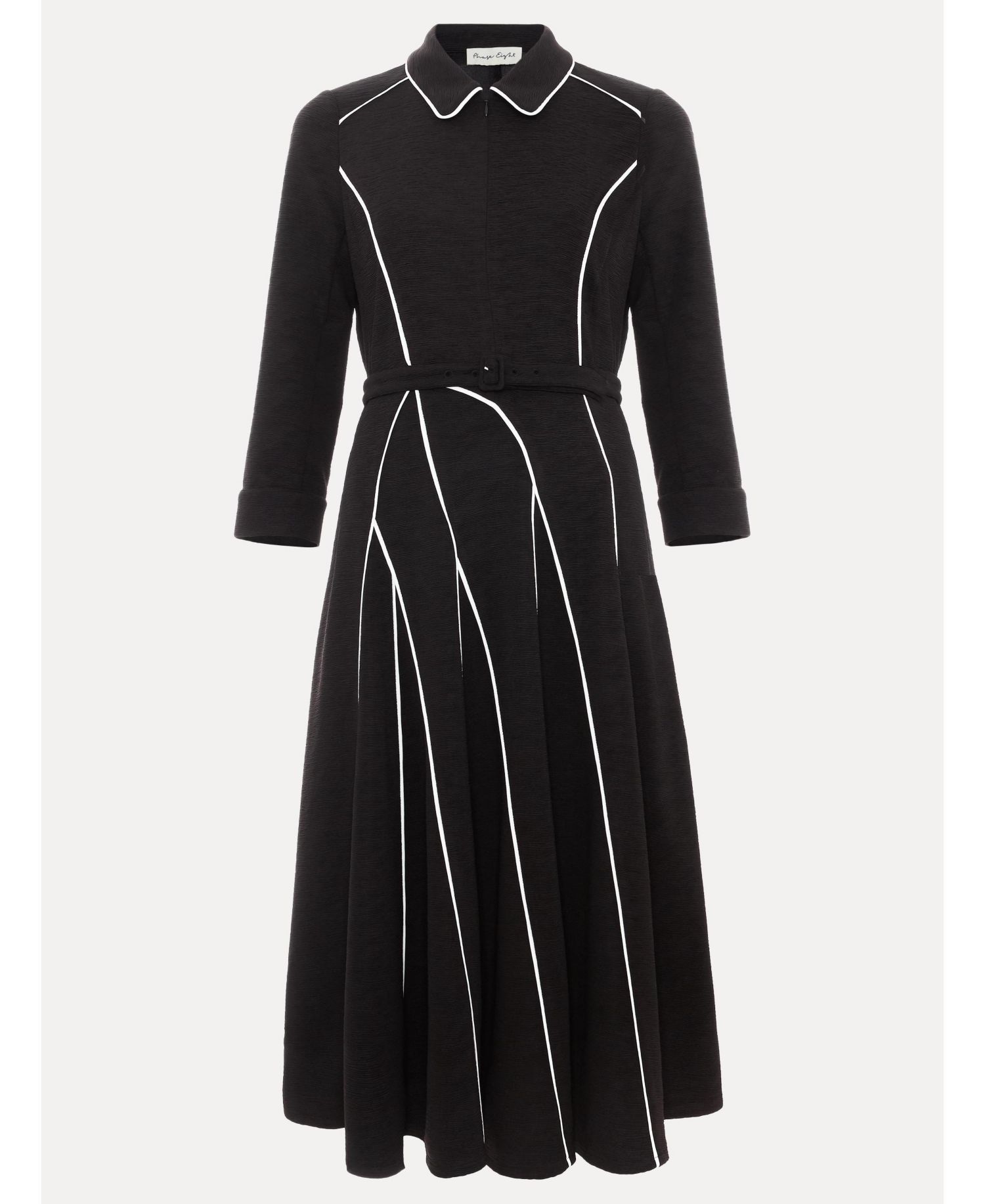 Women's Tilly Collared A-Line 3/4-Sleeve Dress
