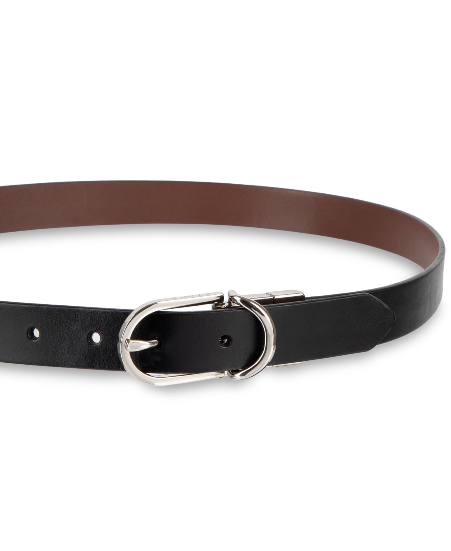 2 In 1 Reversible Leather Dress Belt
