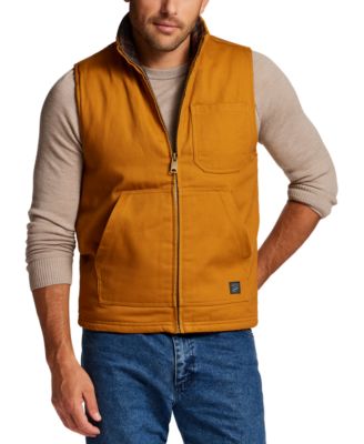 Men's Plaid Flannel Canvas Vest