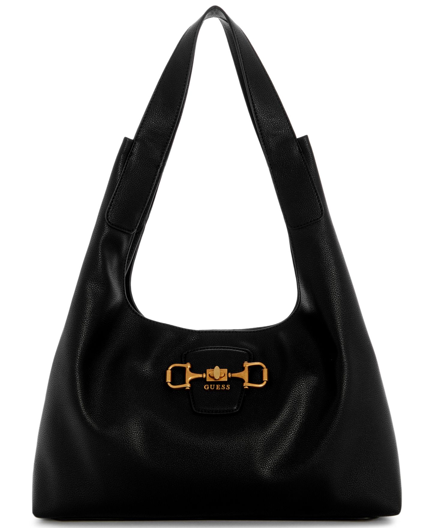 Женская сумка GUESS Sunset Large Hobo Handbag, цвет: Чёрный — фото 1
