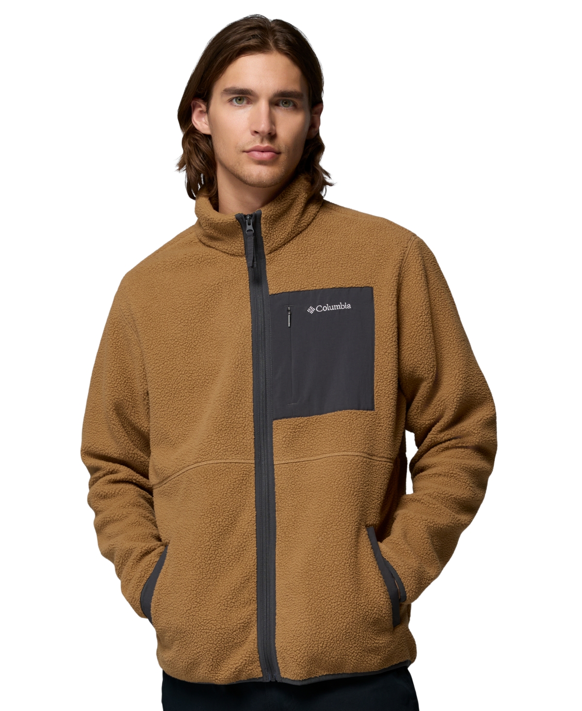 Columbia Men's Kenton Park Full-Zip Fleece Jacket - Delta/Shark