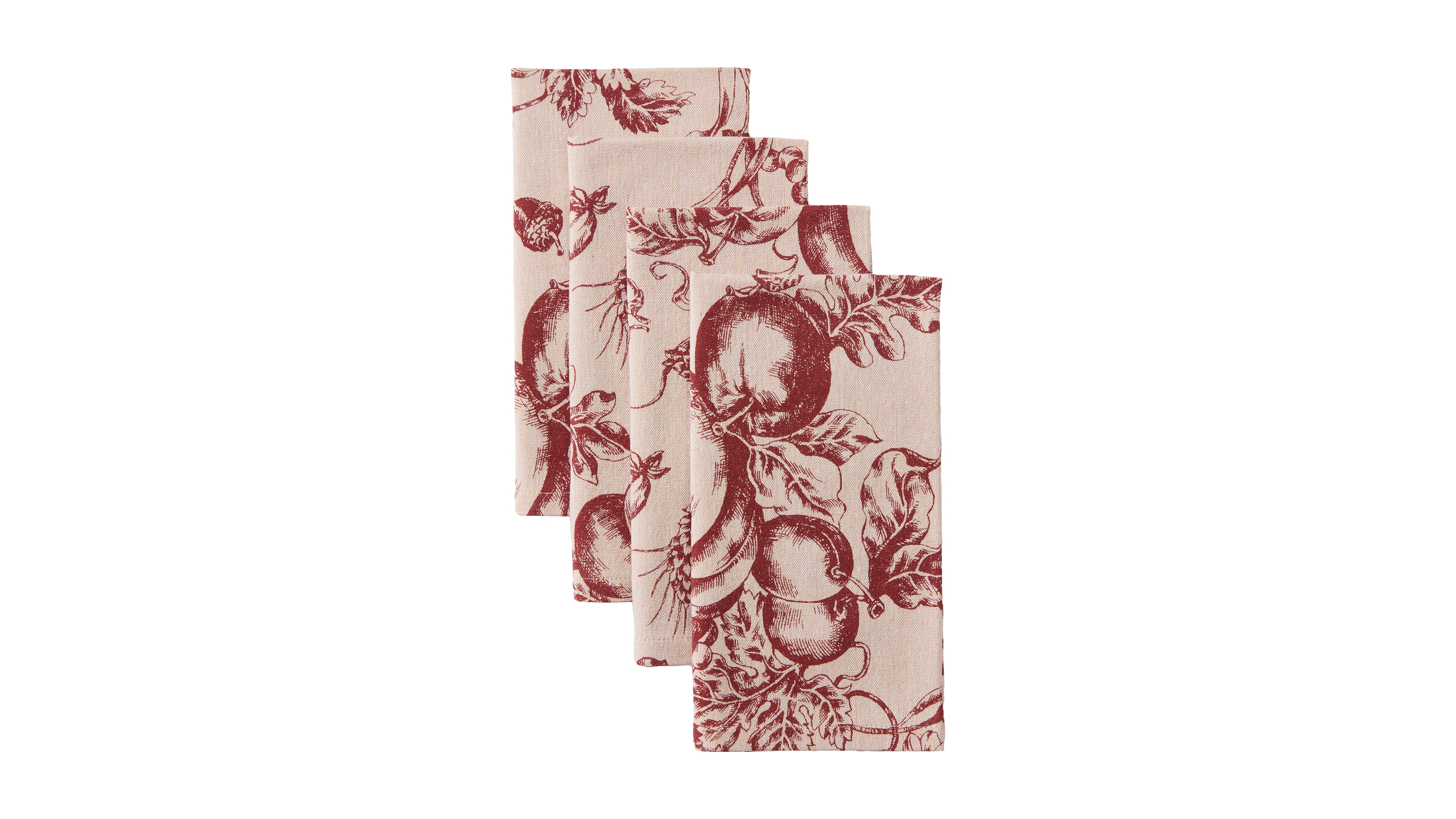 Lenox Pumpkin Toile Napkins, Set of 4