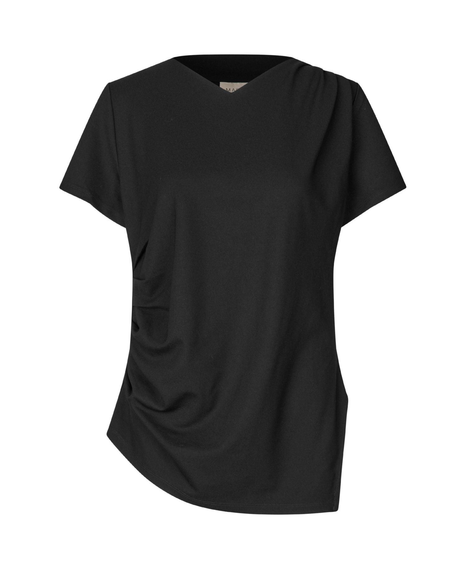 Women's MaDorel V-Neck Short-Sleeve Draped T-Shirt