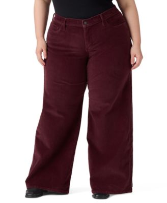 Plus Size Mid Rise 318 Shaping Wide-Leg Jeans