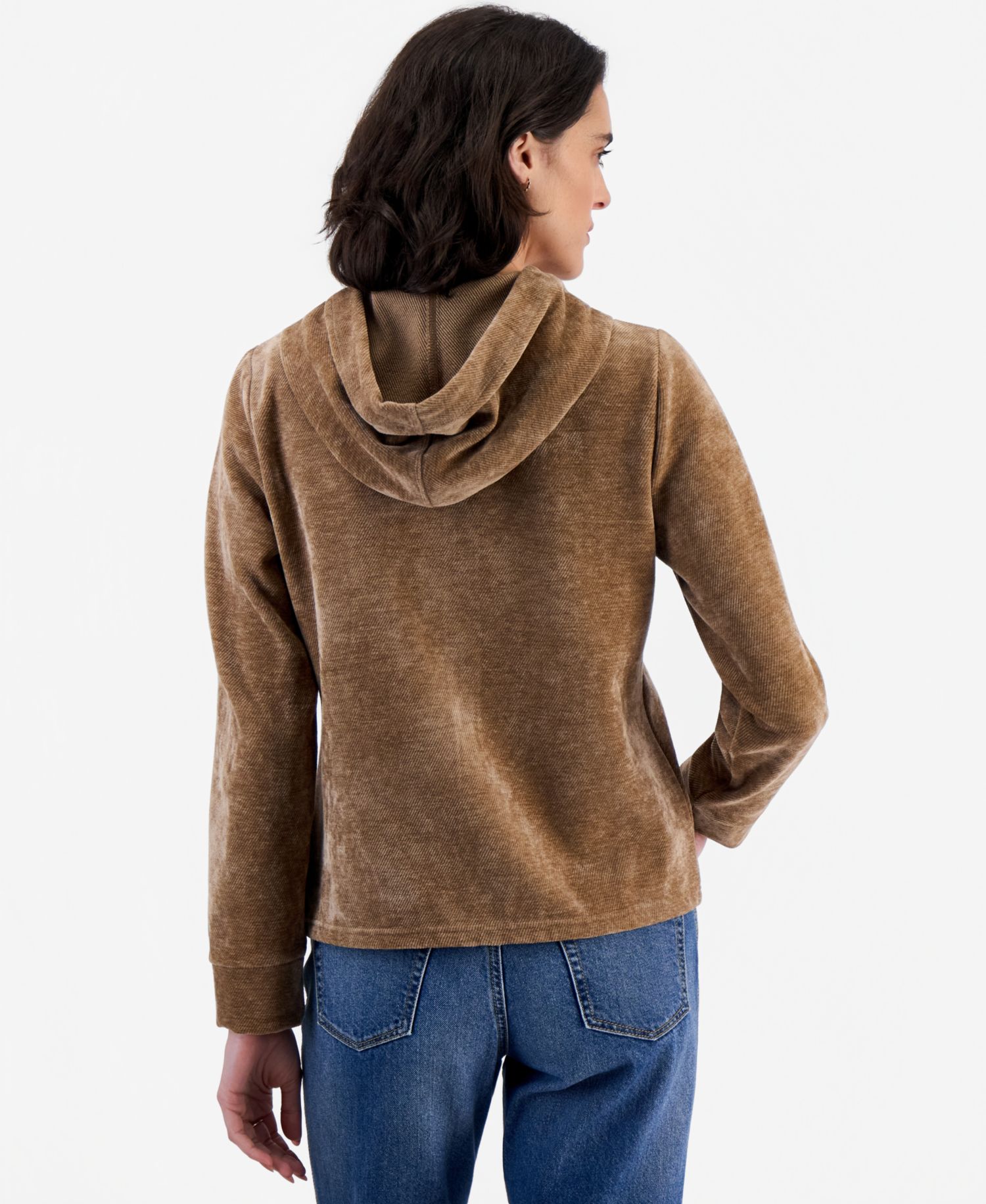 Women's Full-Zip Double-Rib Hoodie