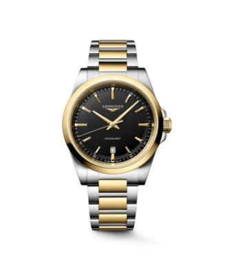 Men's Two-Tone PVD Stainless Steel Bracelet Watch 41mm