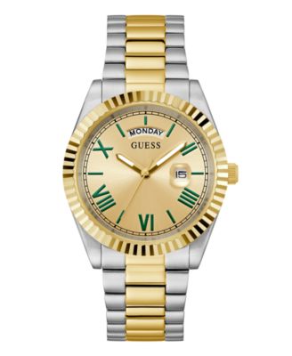 Men's Quartz Two-Tone Stainless Steel Watch 42mm
