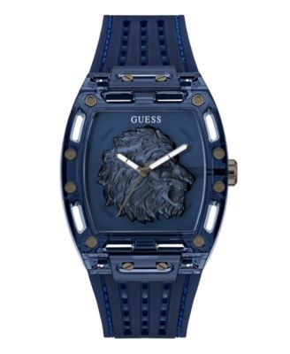 Men's Quartz Blue Silicone Watch 43mm x 42mm