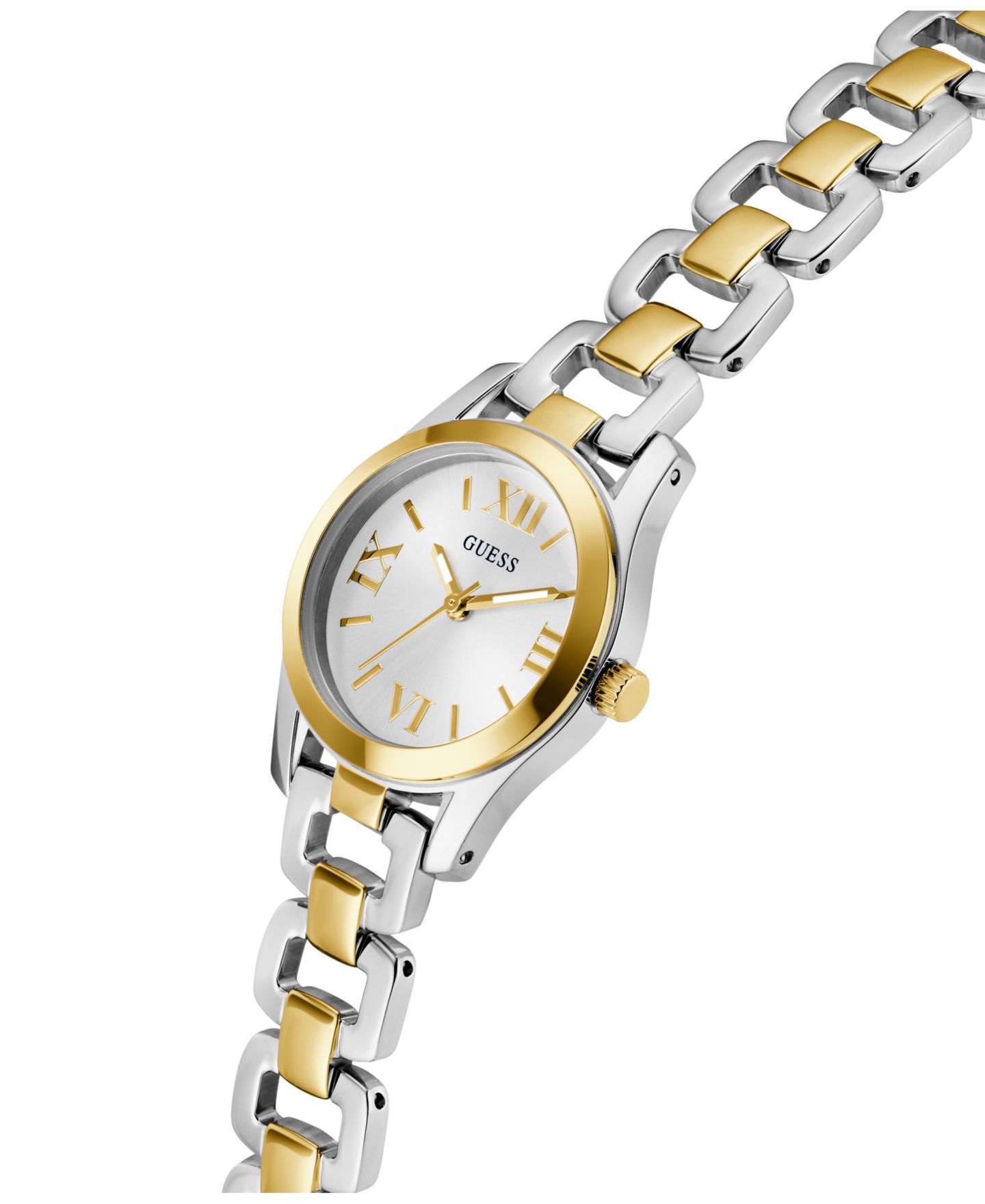 Женские часы GUESS Quartz Two-Tone Stainless Steel 28mm — фото 4