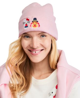 Women's Embroidered-Graphic Ribbed-Knit Cuff Beanie
