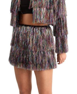 Women's Tinsel Tiered Shorts