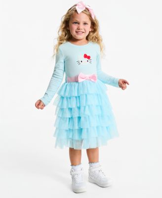 Hello Kitty&reg; and Friends Toddler Girls' 2T-5T Long Sleeve Tutu Dress and Headband, 2-Piece Set