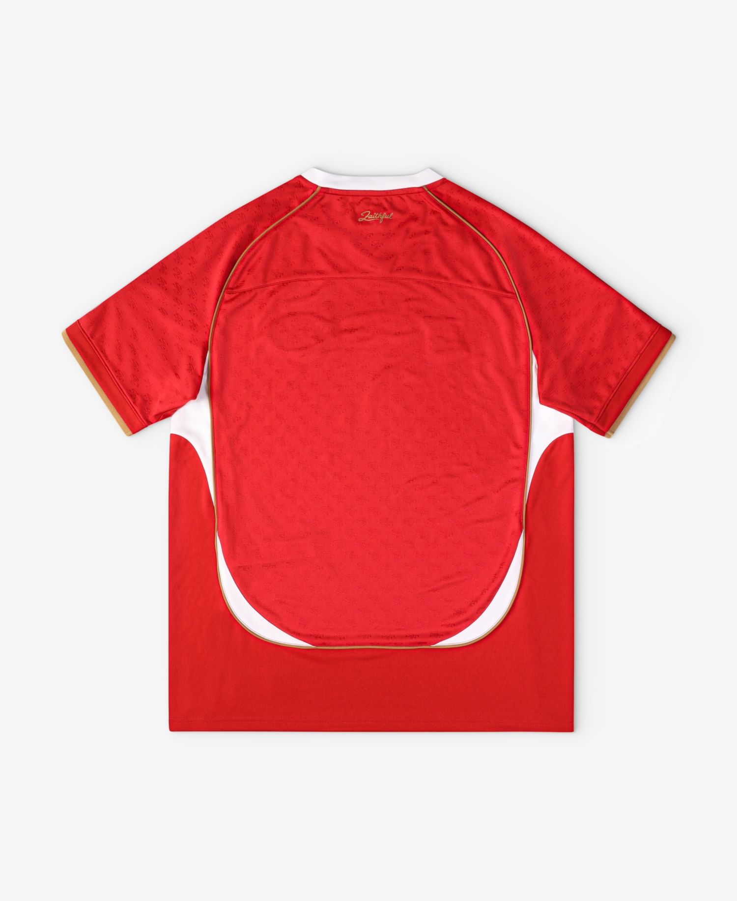 Men's Scarlet San Francisco 49ers Football x Football V-Neck Fan Jersey