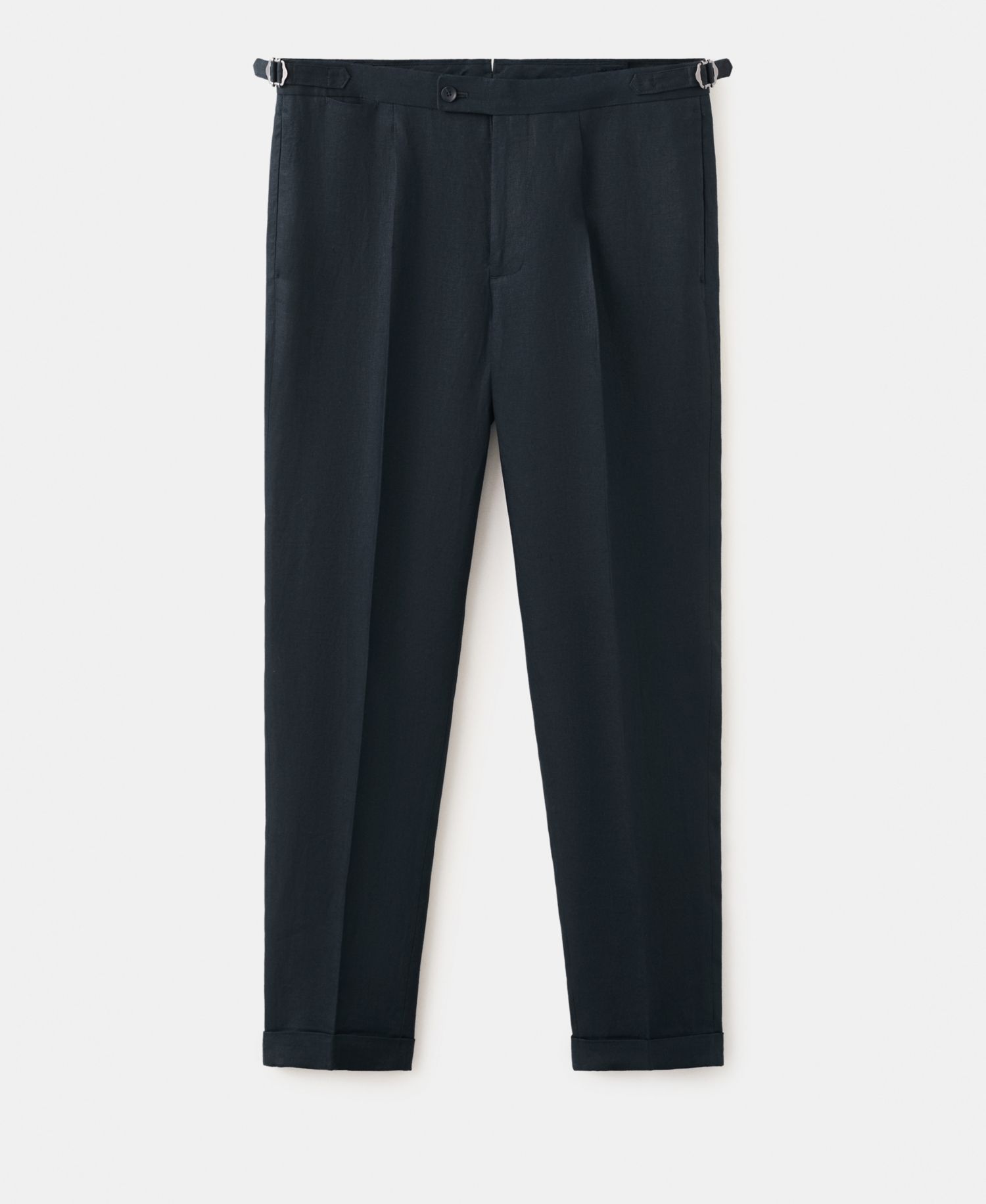 Men's Adjustable Bands Linen Suit Pants