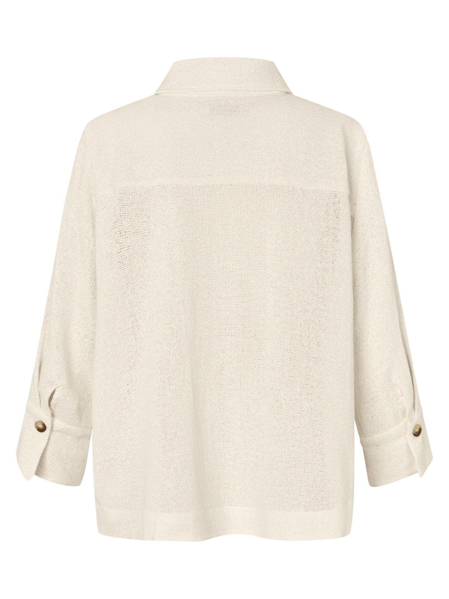 Женские куртки Masai Copenhagen Button-Down Shacket, цвет: Чёрный — фото 4