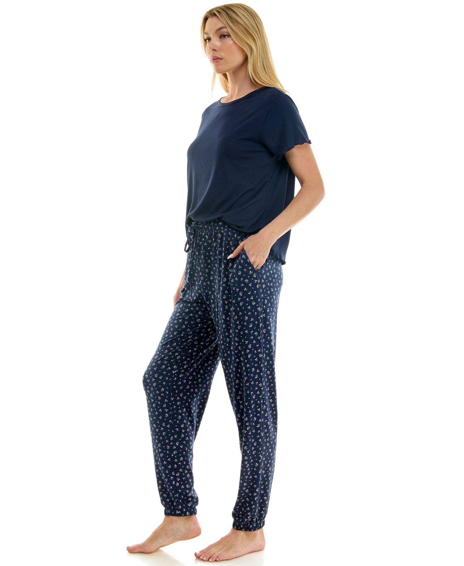 Women's Triple Soft Knit Print Jogger Pants, 29" Inseam