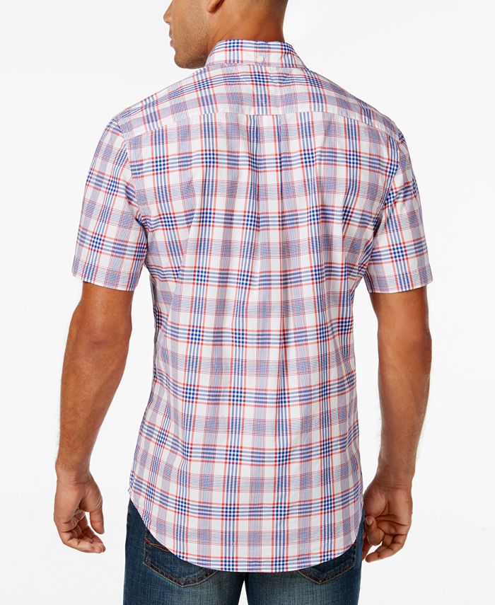 Tommy Hilfiger Men's ClassicFit Melville Plaid Shirt, Created for Macy
