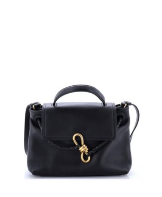 Small Ciao Ciao Top Handle Bag Leather with Intrecciato Detail