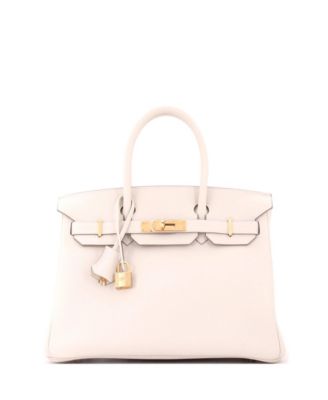 Birkin 30 Handbag Light Togo with Gold Hardware