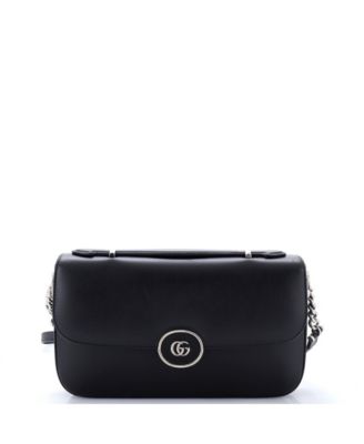 Small Petite GG Flap Shoulder Bag Leather