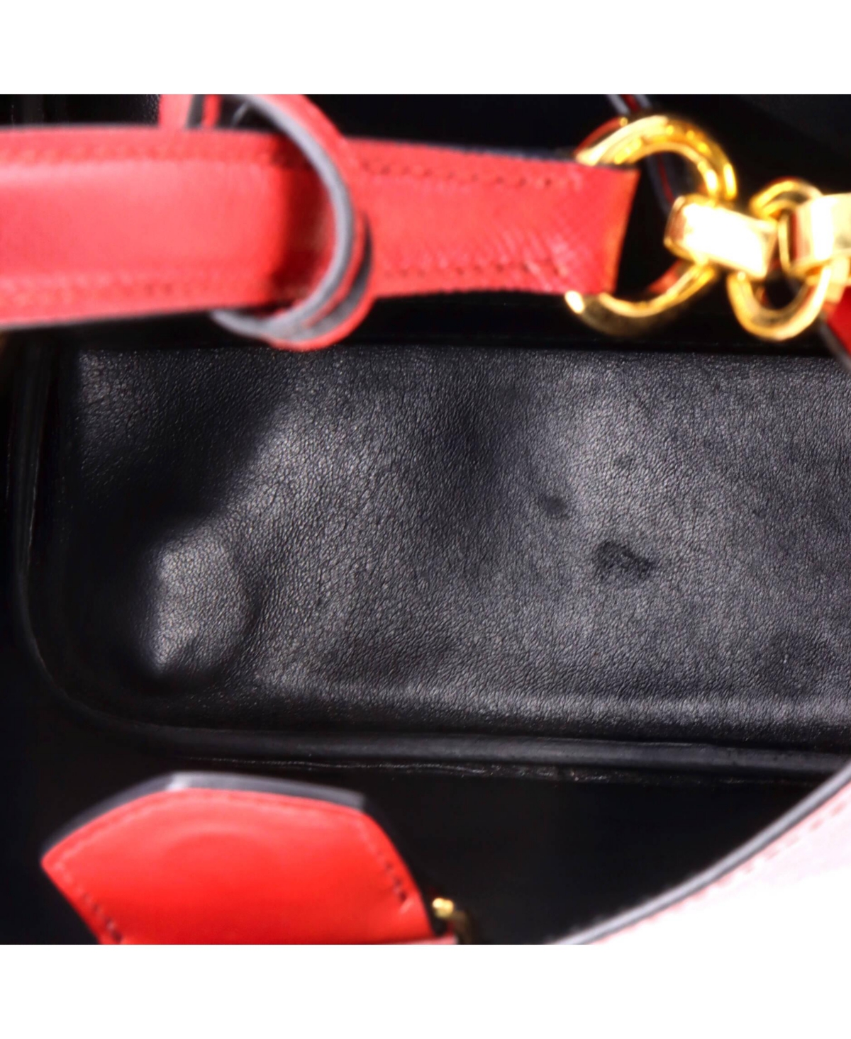 Pre-Owned Prada Medium Panier Bucket Bag Saffiano Leather