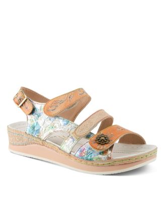 Women's Wedge Sandal with Ankle Strap