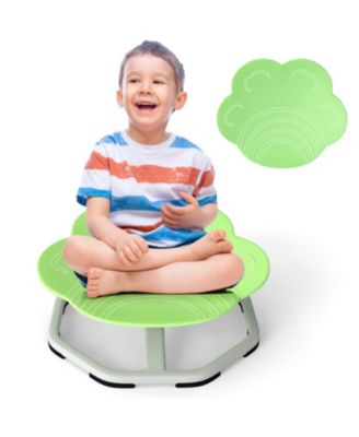 Kids Sensory Swivel Chair with Non-Slip Metal Base