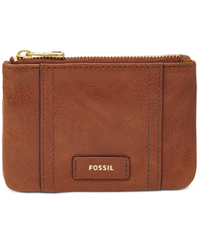 Fossil Ellis Leather Zip Coin Purse