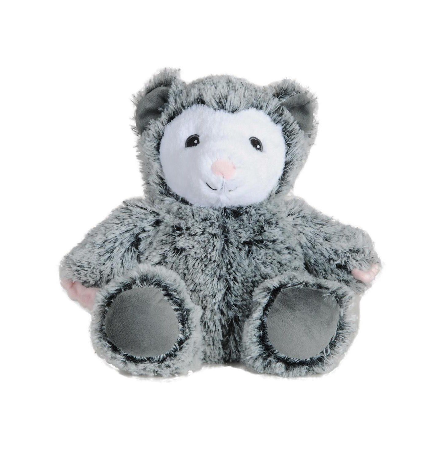 Детская мягкая игрушка Intelex Warmies Opossum 13" Microwavable Plush, цвет: Серый — фото 2