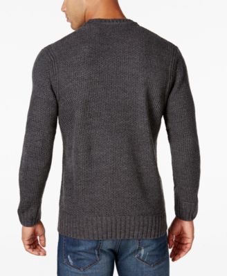 Weatherproof Vintage Men's Honeycomb Sweater, Classic Fit - Macy's