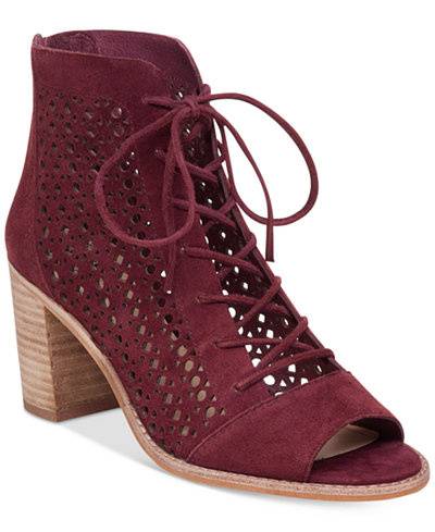 Vince Camuto Trevan Perforated Booties