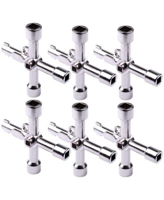 Electrical Cabinet Key 4 Way Utilities Triangle Square Cross