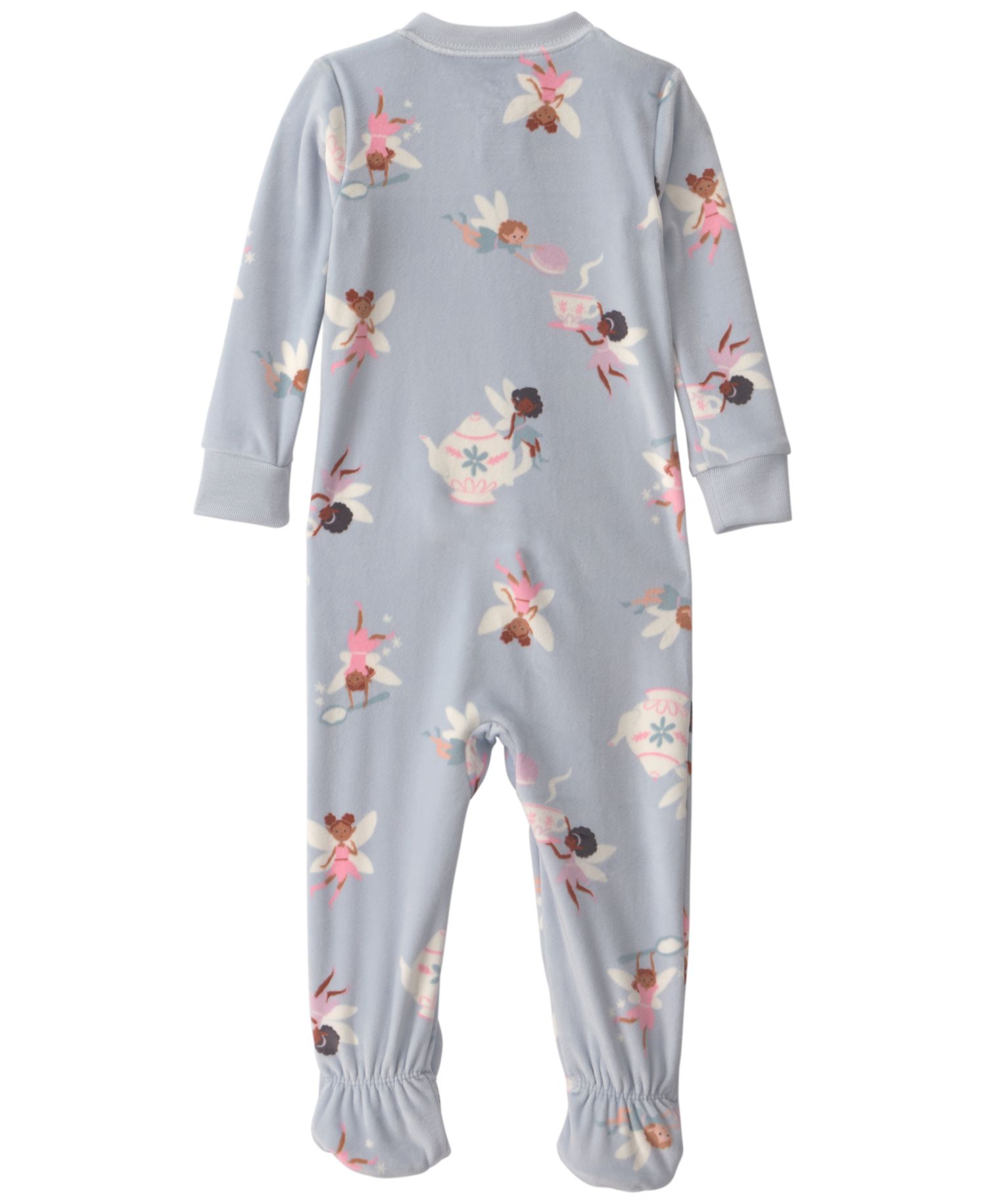 Carters Baby Girls' Fairies 2-Way Zip Dream Plush Snug-Fit Footed Pajama