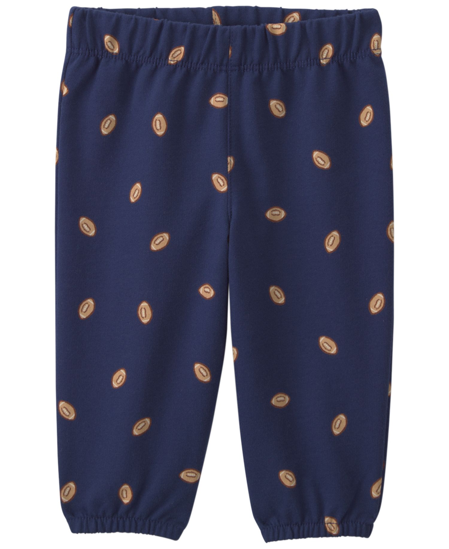 Baby Boys' Football Graphic French Terry Sweatshirt and Football Print Pants, 2-Piece Set