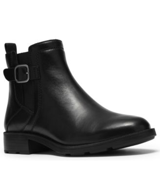 Women's Adalynn West Buckle Round Toe Booties