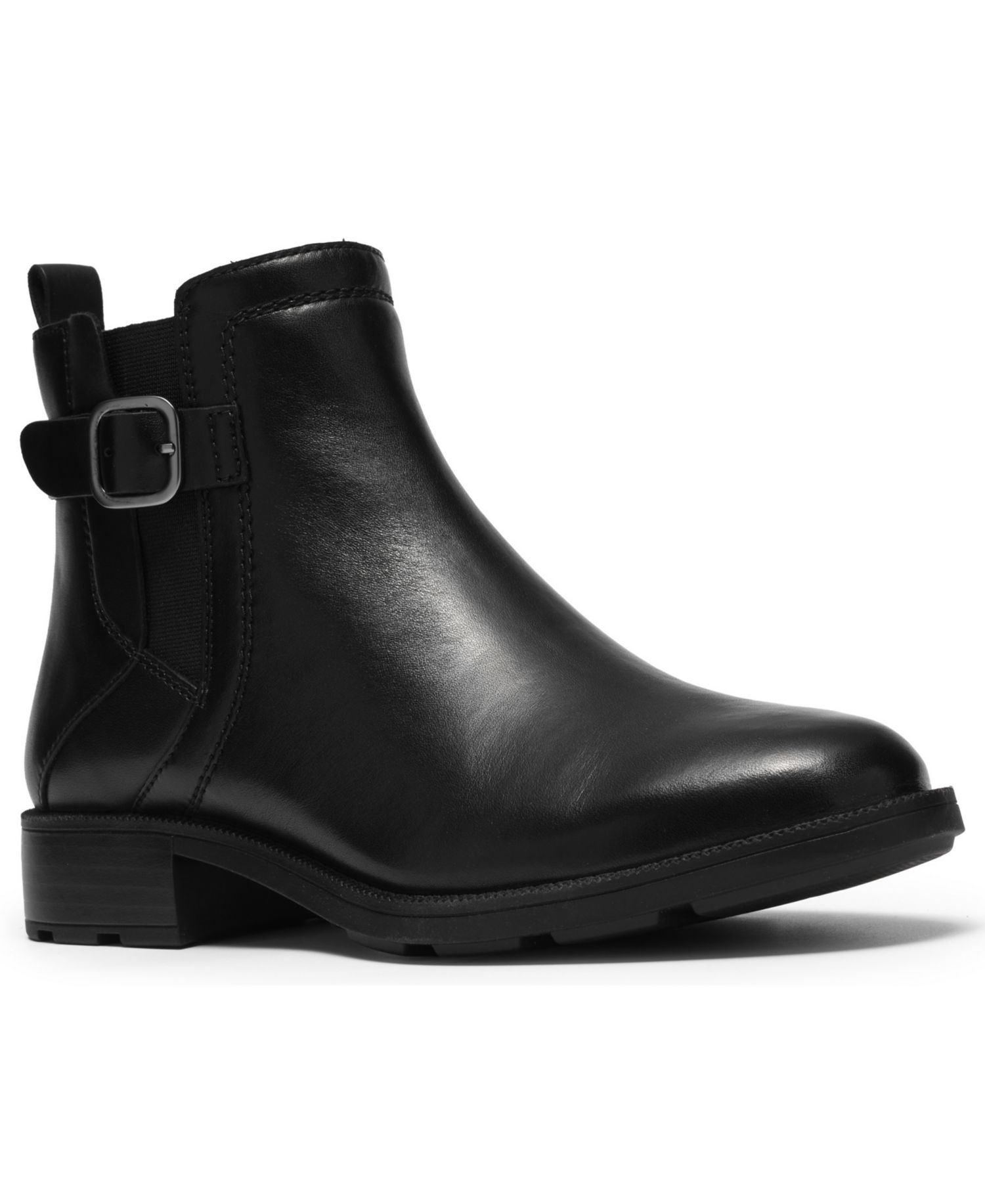 Women's Adalynn West Buckle Round Toe Booties