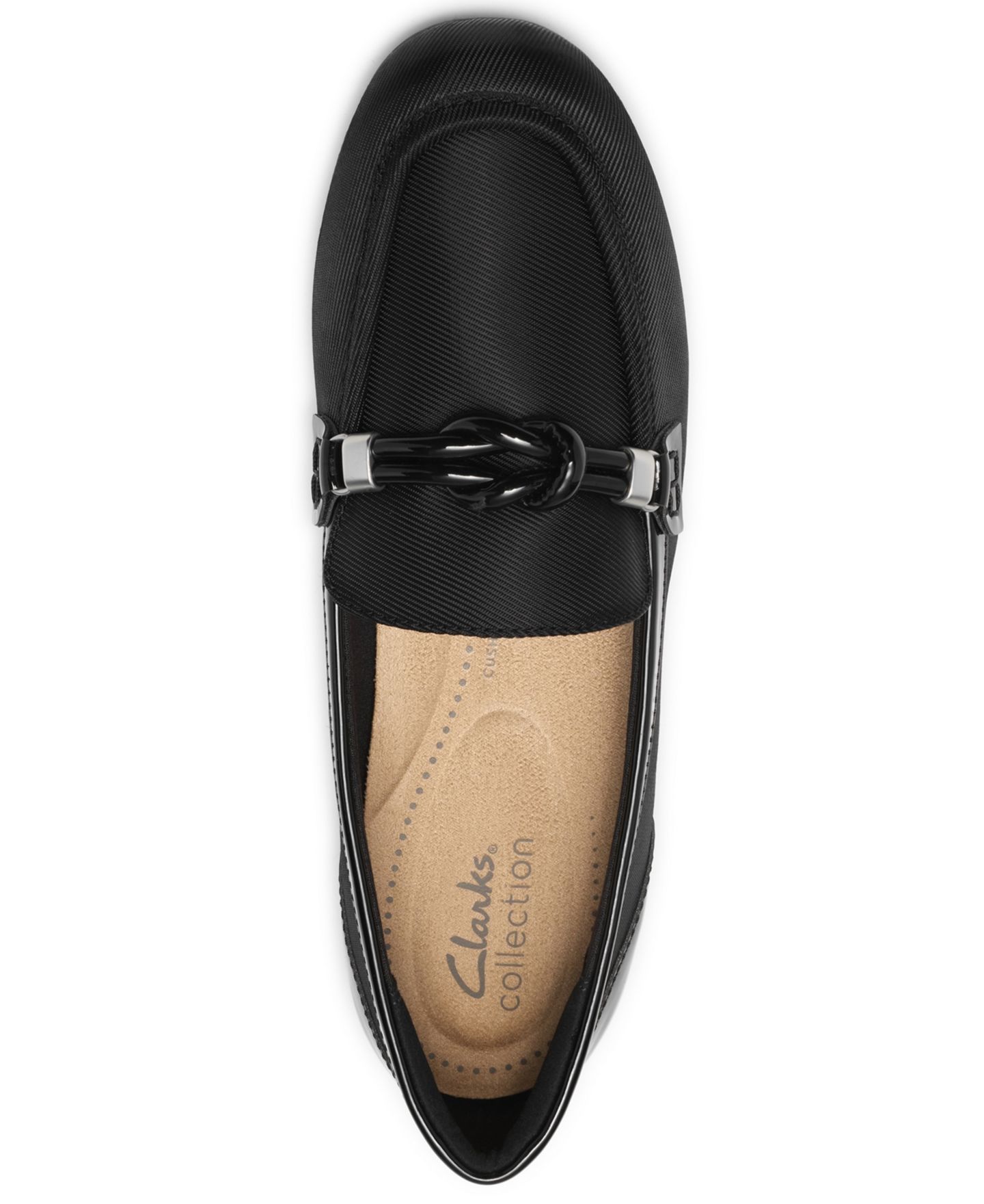 Женские туфли Clarks Collection Cathrynn Jazz Slip-On, цвет: Чёрный — фото 4