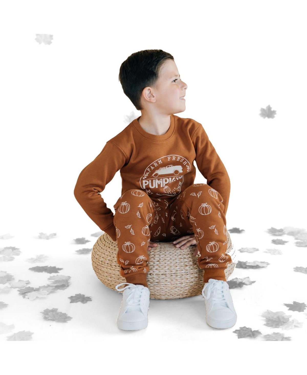 Sweet Wink Toddler Boys Farm Fresh Pumpkins Sweatshirt