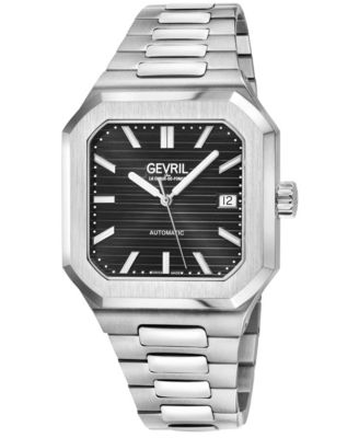Men's Swiss Made Grand Concourse Swiss Automatic Silver Stainless Steel Bracelet Watch