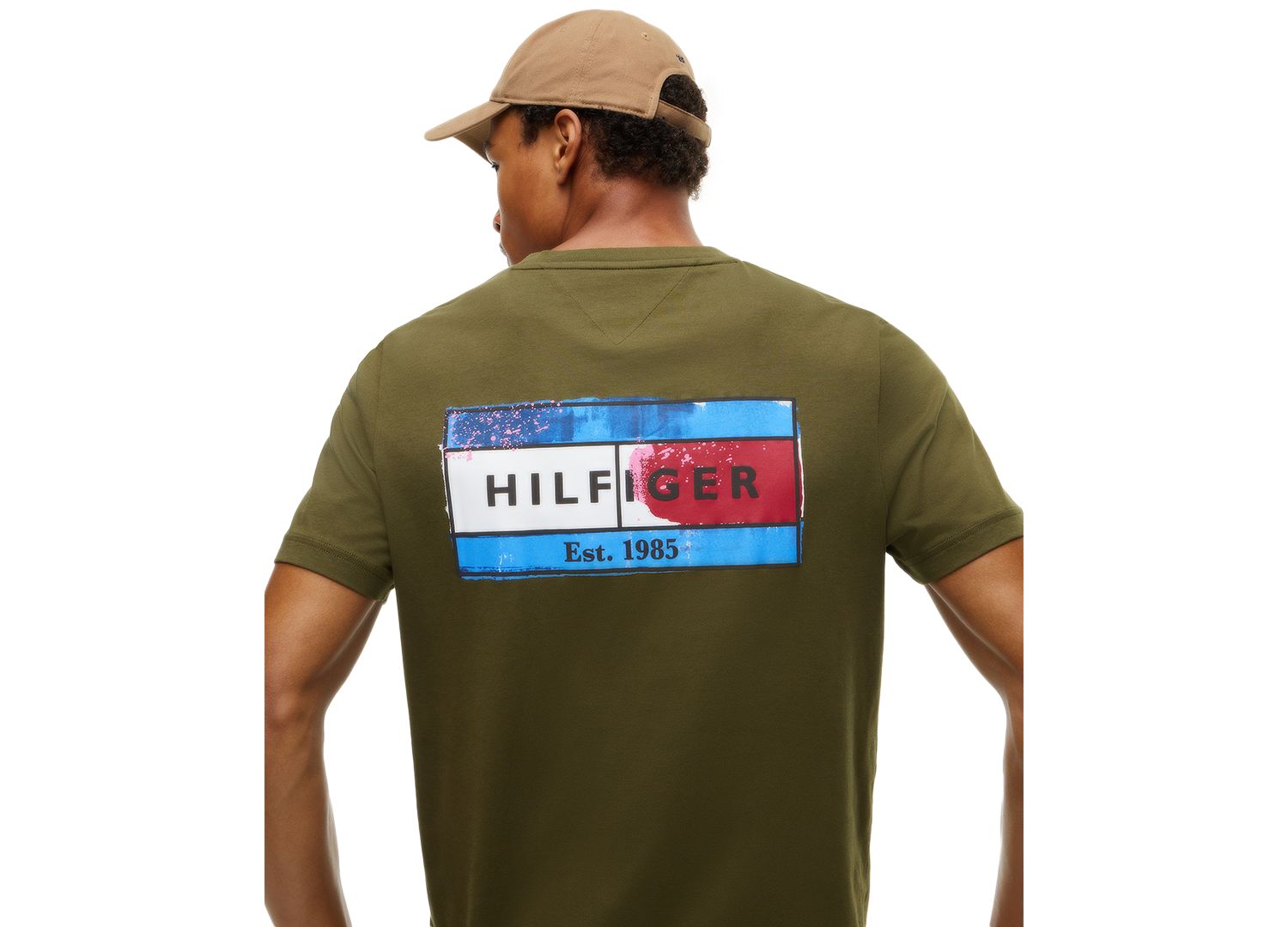 Men's Brand Love Back Flag Graphic T-Shirt