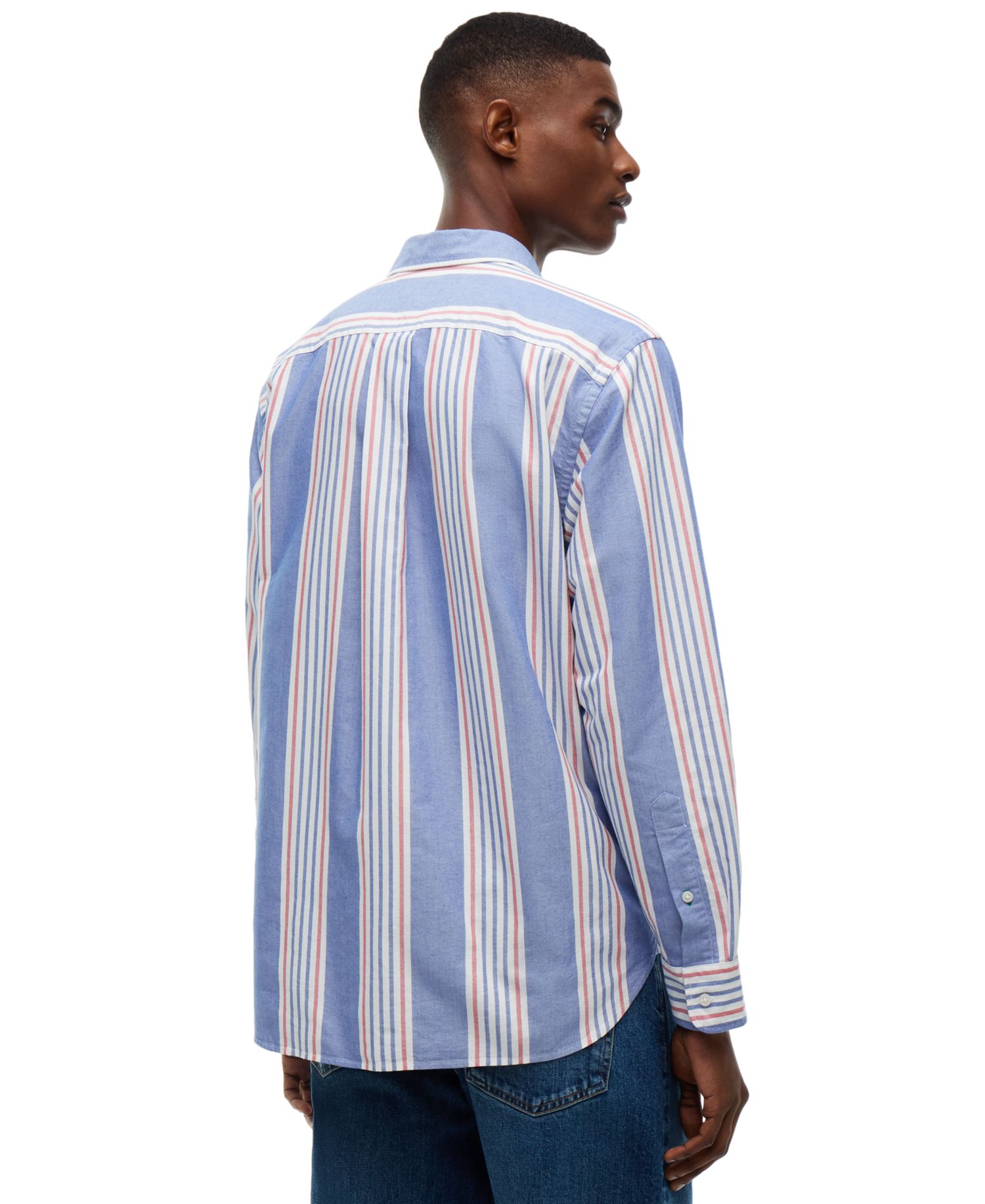 Men's Heritage Regular-Fit Oxford Stripe Shirt