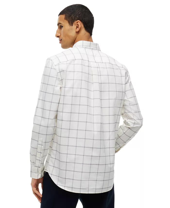 Men's Heritage Regular-Fit Oxford Windowpane Shirt - thumbnail 4