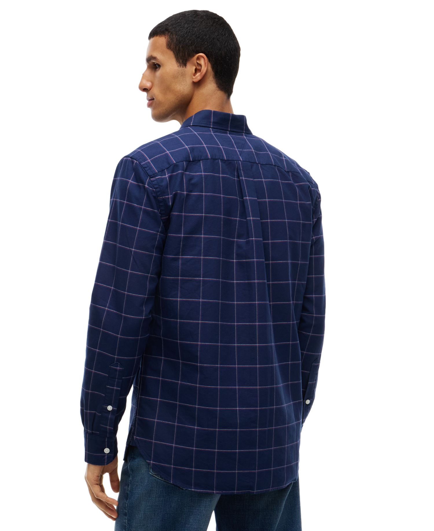 Men's Heritage Regular-Fit Oxford Windowpane Shirt