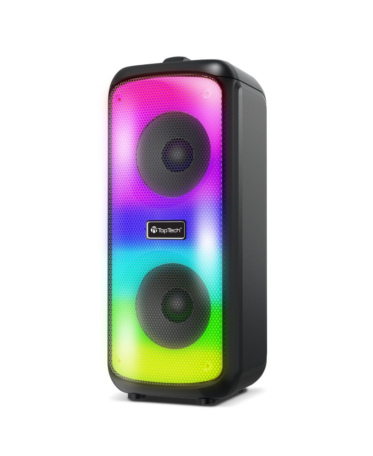 Toptech Kl-33 Bluetooth Dual-Woofer Rgb-Light Speaker