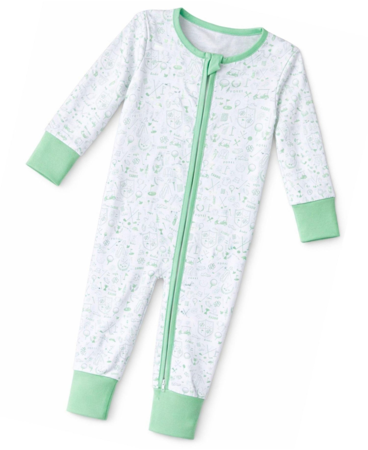 Baby Bits and Bows Unisex Golf Print Onesie